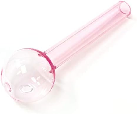 International Unique Finds HandmadeGlass Art Making Fragrance Oil Burner 4inch Male Joint (1, Pink)