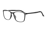 SHINU TR90 Progressive Multifocus Reading Glasses Multiple Focus Eyewear-SH031( black-up+0.00, down+1.50)