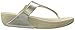 FitFlop Women's The Skinny Leather Toe-Thong Sandals, Pale Gold, 6 M US