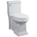 American Standard 2847.128.020 Town Square FloWise  RH Elongated One Piece Toilet, White