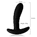 Zemalia Sally Vibrating Silicone Anal Vibrators Adult Sex Toys Vibe for Men or Couples G-Spot Stimulator for Female Masturbation Discreet Package(Black)