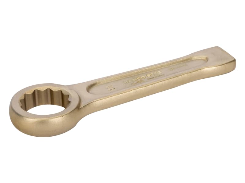 Bahco NS106-44 Slogging Ring Spanner, Gold, 1.3/8-Inch