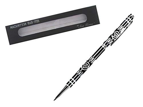 Womens Gift Boxed Pen - Charles Rennie Mackintosh Black Rose