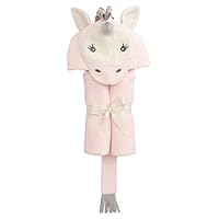 Elegant Baby Top Selling  Bath Gift - Cotton Hooded Towel Wrap, Cute Pink Unicorn