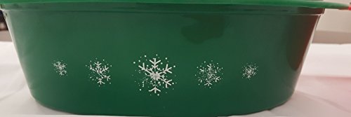 Set of 2 Holiday Microwave Casserole Dishes with Spatula