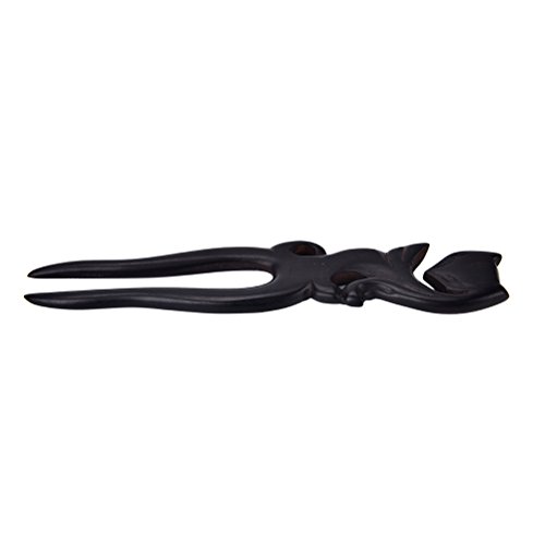 1 Pcs Wooden U-fat Fox Shape Plug Hair Fork Hair Clips Stick Pin Handmade Hair Accessories for Girls Womens by Team-Management - Thumbnail 6