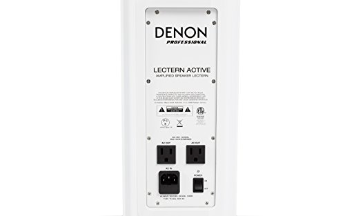 Denon Professional Lectern Active White | Lectern with Active Speaker Array
