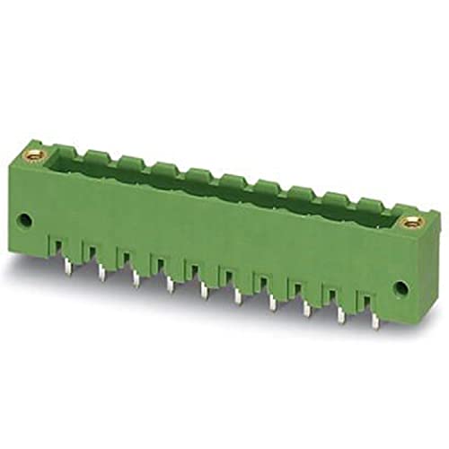PHOENIX CONTACT MSTBV 2.5/20-GF-5.08 PCB Header, Green, 2.5 mm² Nominal Cross Section, 20 Ports, MSTBV 2.5/..-GF Product Family, 5.08mm Pitch, Pack of 50