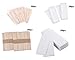 Premium 800-Pcs Wax Strips & Sticks Kit | 400 x Non-Woven Waxing Strips & 400 x Smooth Wooden Hair Removal Applicator Sticks Spatulas | Perfect For Face & Body Skin | Easy-To-Use & Convenient Set