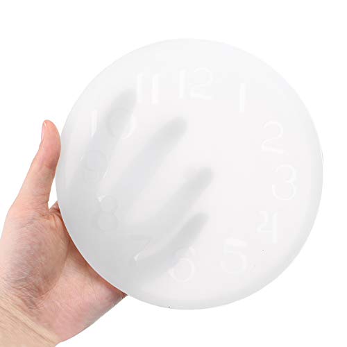 ZUINIUBI Cement Concrete Silicone Mould DIY Craft Clock Making Clay Plaster Mould Handmade for Home Decoration