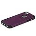 Ailun Phone Case Compatible with iPhone 5s iPhone Se iPhone 5 Soft Interior Silicone Bumper Hard Shell Solid PC Back Shock Absorption Skid Proof Anti Scratch Hybrid Dual Layer Slim Cover Purple