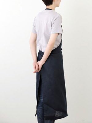 fog linen workフォグリネンワークリネンフルエプロン ネイビー
