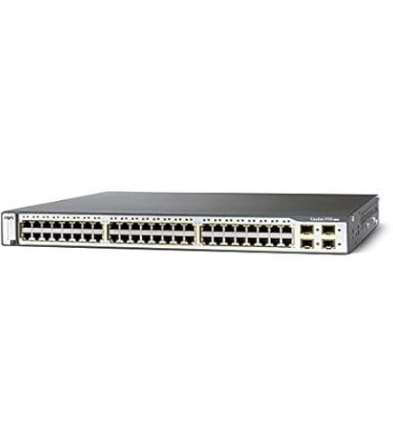 【CCNA、CCNP】2台CISCO Catalyst WS-C3750X Cisco Catalyst WS-C3750X-48P-S Networking Switch