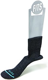 Performance Trail – Outdoor Quarter-Length Socks for Trail Running, Hiking, Camping, Trekking, Fishing, Charcoal, M