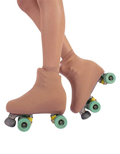 Cover Skates | Skate Boot Covers | Roller Skating Wear Woman and Girl | 70 DEN | Made in Italy (USA: 7/10 = EU: 38/42, Skin) - Thumbnail 4