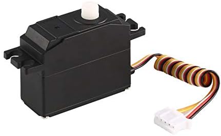 ningbao751 25g Plastic Gear Servo 4.8-6V for 1/12 Wltoys 12428 12423 RC Car Truck Model Steering Part Accessories