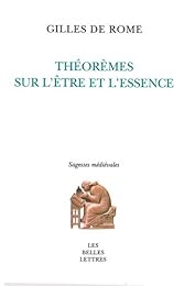 Théorèmes sur l'être et l'essence