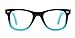 TIJN Safety Eyewear Cute Blue Square Eyeglasses Glasses with Clear Lens for Kids Boys Girls