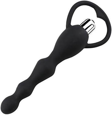 Silicone Pull Bead Massage Stick - Electric Tail Plug