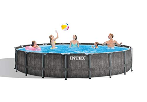 Intex 18FT X 48IN GREYWOOD Prism Frame Premium Pool Set