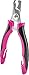 Dudi Cat/Dog Nail Clippers and Trimmer for Small Breed- with Free Nail File - Start Professional & Safe Pet Grooming at Home (Pink)