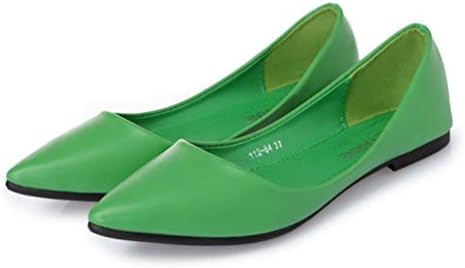 Womens Ballets Flat Shoes Classic Fashion Shallow Mouth Pointed Toe Soft Non-Slip Work Flats Shoe