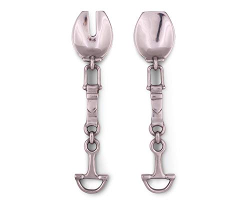 Arthur Court Designs Aluminum 12 inch Equestrian Bit Serving Set - Thumbnail 5