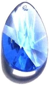 38mm Medium Sapphire Blue Teardrop Crystal Prisms