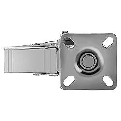 12 Pack 2-Inch Caster Wheels WITH BRAKE Swivel