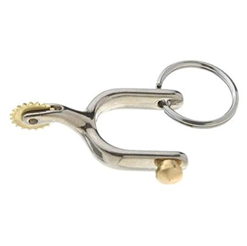 Rodeo Spur Key chain Silver/Gold Plated