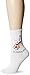 K. Bell Women's Novelty Girl Power Socks, Quilter/White, 9 to11