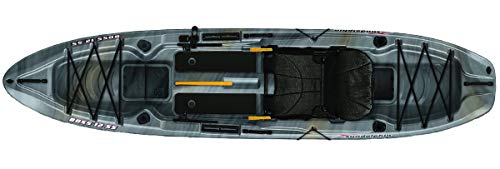 SUNDOLPHIN Sun Dolphin Boss SS Sit-On/Stand On Top Angler Kayak (Gray Swirl, 12.3-Feet) - Thumbnail 5