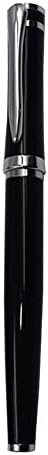 Fountain Pen Set with Gift Case and Ink Refill Converter, Signature Calligraphy Fountain Pens Medium Nib for Smooth Signature Writing -No Ink (Black)