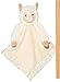 Bearington Baby Lil’ Alma Snuggler, 15 Inch White Llama Plush Stuffed Animal Security Blanket Lovey for Babies