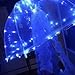 Solar String Lights,200 LED Solar Lights Outdoor 8 Modes Blue Christmas Lights Waterproof Solar Fairy Lights for Pool Garden Patio Wedding Party Christmas Holiday Outdoor Decorative