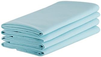Villa Tranquil Set of 4 kitchen towels, 100% cotton, Eco-Friendly and safe, suitable for all kitchens, sky blue color, size 20"x28".