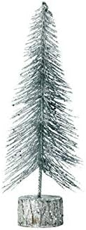 Christmas Collection 10018480 Small Silver Glitter Tree, Multicolor