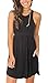 Unbranded Women's Sleeveless Loose Plain Dresses Casual Short Dress with Pockets