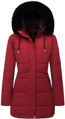 Amazon.com: YUCOLEN Long Winter Coats for Women Fleece Lined