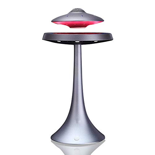 Levitating-Floating-Speaker-Magnetic-UFO-Bluetooth-Speaker-V40-LED-Lamp-Bluetooth-Speaker-with-5W-Stereo-Sound-Wireless-Charge-360-Degree-Rotation-for-HomeOffice-DecorUnique-GiftsGrey