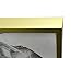 Frametory, 8x8 Gold Aluminum Picture Frame - Set of 1 - Ideal for Displaying 4x4 Photos with Mat or 8x8 Without Mat - Real Glass Front - Simple Gallery Wall Frames for Art Prints and Posters