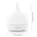 Aiho 500ml Essential Oil Diffuser Aroma Humidifier with 7 LED Color Changing Lights, 4 Timer Settings and Auto Shut-Off for Spa Office Living Room