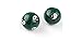JapanBargain 3298, Chinese Baoding Balls Hand Exercise Therapy Balls Stress Reliefe Balls, Taichi Pattern, Green Color