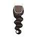 Queen Love Hair 4x4 Lace Closure Free Part Body Wave Virgin Hair lace closure 18inch