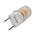 G8 T4 Bi-Pin Bulb LED G8 2700k Warm White JCD 120v Xenon Halogen 25w Replacement.5w G8 LED COB Light Bulbs Pin Base LED Halogen Xenon Replacement Puck Light Bipin Under-Counter Lights Microwave Safe