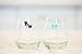 Simply Charmed His and Hers Magnetic Wine Charms & Stemless Glass Markers - Set of 12 - Fun Birthday, Hostess or Housewarming Gift