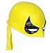 Xcoser Iron Fist Latex Mask Adult Halloween Cosplay Costume Accessory Yellow