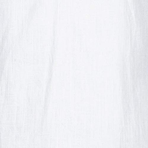 Cotton V Neck T Shirt Short Sleeve Button Up Slim Fit Sold Summer Fashion T-Shirt Tops Tee Shirt White
