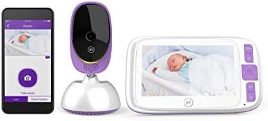 bt smart video baby monitor with 5 inch screen