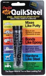 Click Here to See More Images Quick Steel Steel Reinforced Epoxy Putty Display Card 16002